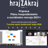ÚVODNÉ ROKOVANIE PRACOVNÝCH SKUPÍN. V ONLINE PRIESTORE SA STRETLI DESIATKY EXPERTOV.