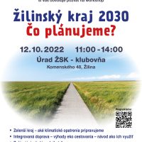 WORKSHOP Žilinský kraj 2030. Čo plánujeme?